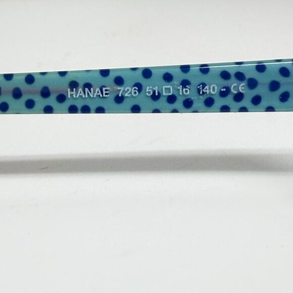 Lafont Issa & La Eyeglasses Frames Hanae 726 Matte Brown Blue 51-16-140 H19899 - Picture 5 of 7